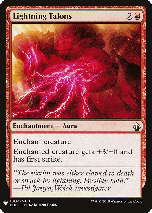 Lightning Talons (BBD-180) [The List]