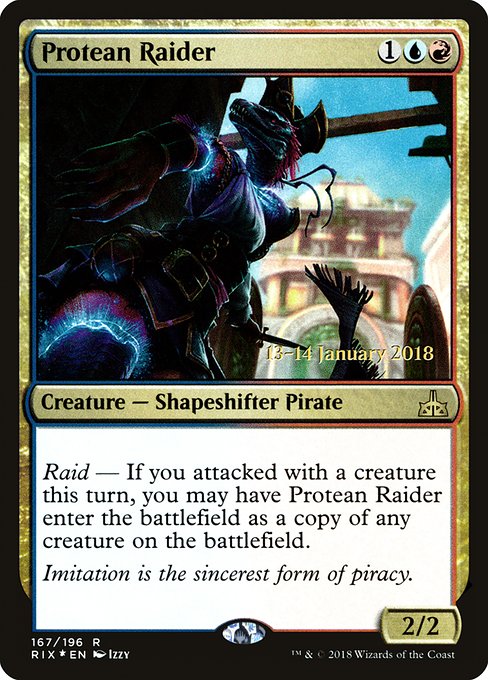 Protean Raider (167s) [Rivals of Ixalan Promos]