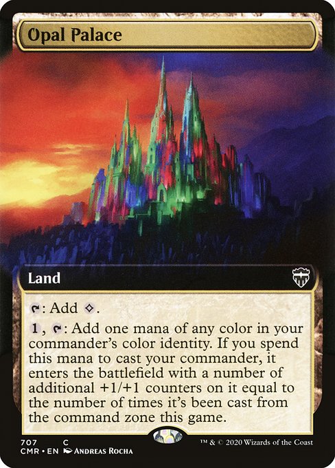 Opal Palace (707) [Commander Legends] [Extended Art]