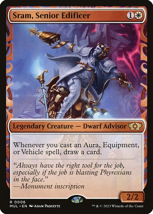 Sram, Senior Edificer (6) [Multiverse Legends] [Showcase]