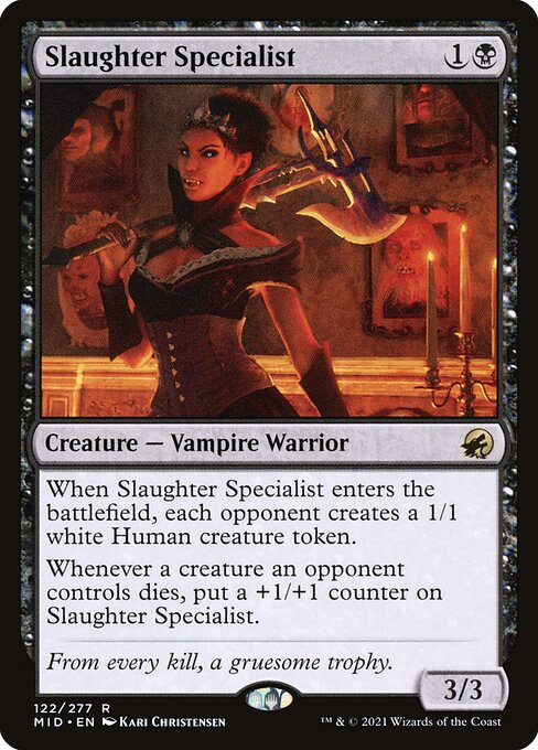 Slaughter Specialist (122) [Innistrad: Midnight Hunt]
