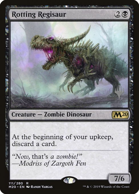 Rotting Regisaur (111p) [Core Set 2020 Promos]