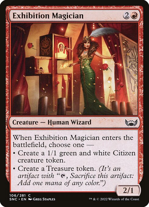 Exhibition Magician (106) [Streets of New Capenna]