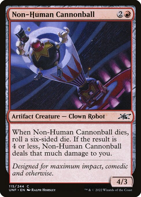 Non-Human Cannonball (115) [Unfinity]
