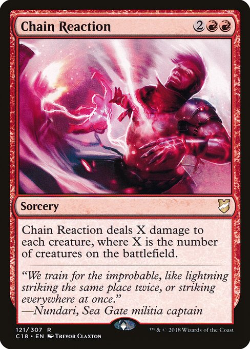 Chain Reaction (121) [Commander 2018]