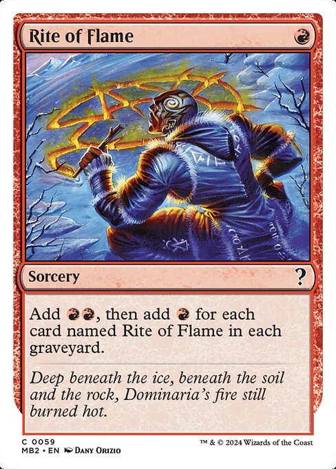 Rite of Flame (59) [Mystery Booster 2]