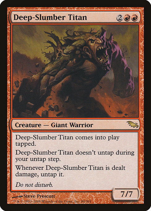 Deep-Slumber Titan (89) [Shadowmoor]