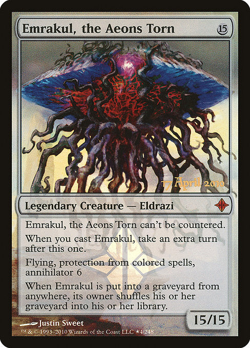 Emrakul, the Aeons Torn (4★) [Rise of the Eldrazi Promos]
