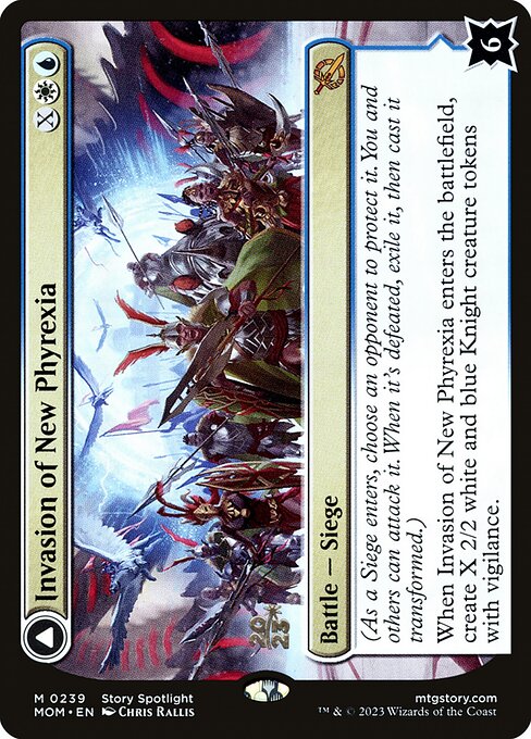 Invasion of New Phyrexia // Teferi Akosa of Zhalfir (239s) [March of the Machine Promos]