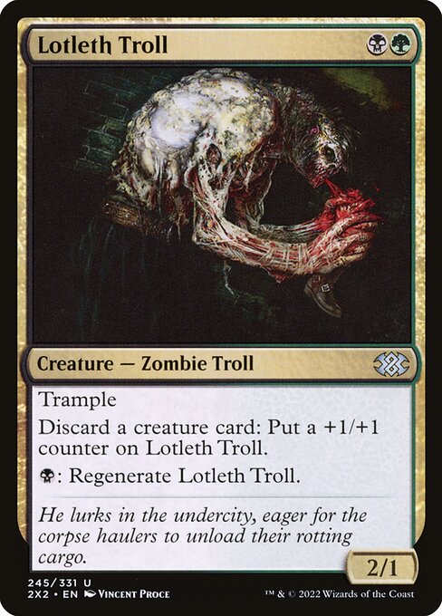Lotleth Troll (245) [Double Masters 2022]