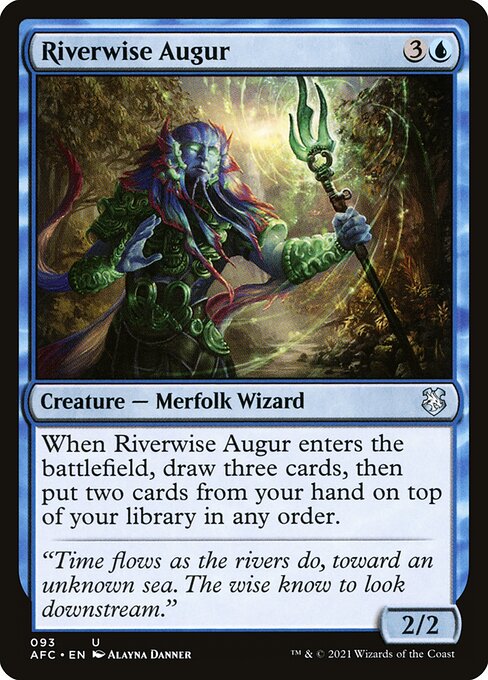 Riverwise Augur (93) [Forgotten Realms Commander]
