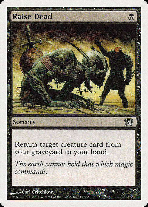 Raise Dead (157) [Eighth Edition]