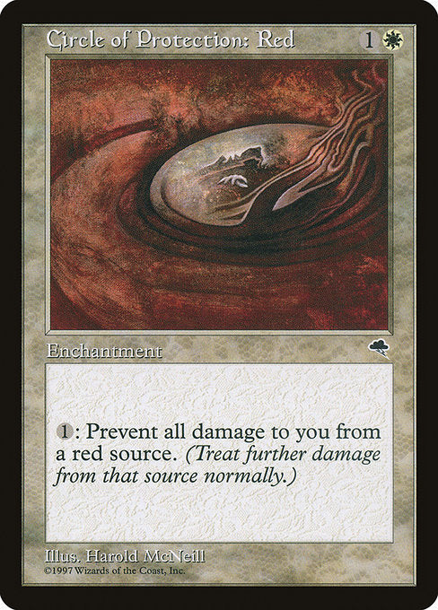 Circle of Protection: Red (11) [Tempest]
