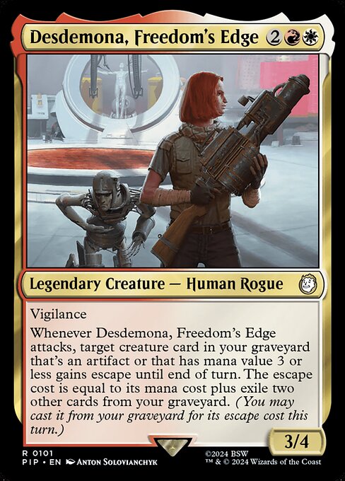 Desdemona, Freedom's Edge (101) [Fallout]