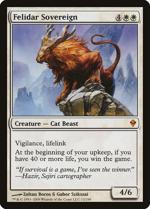 Felidar Sovereign (12) [Zendikar]