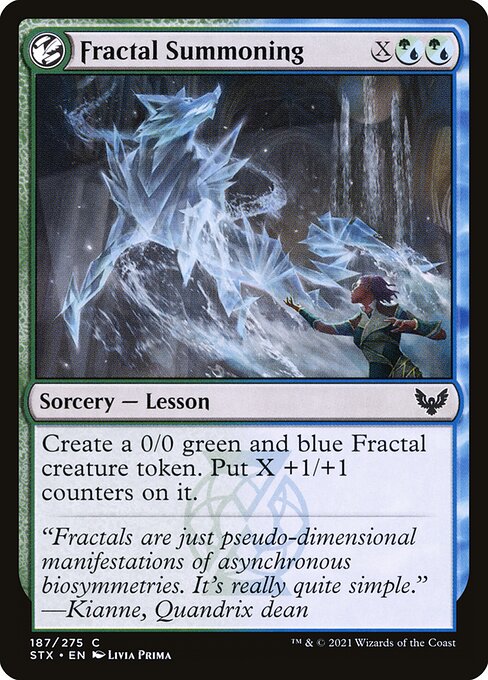 Fractal Summoning (187) [Strixhaven: School of Mages]