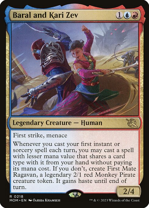 Baral and Kari Zev (218) [March of the Machine]