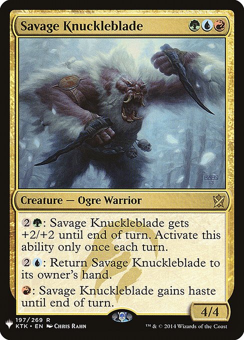 Savage Knuckleblade (KTK-197) [The List]