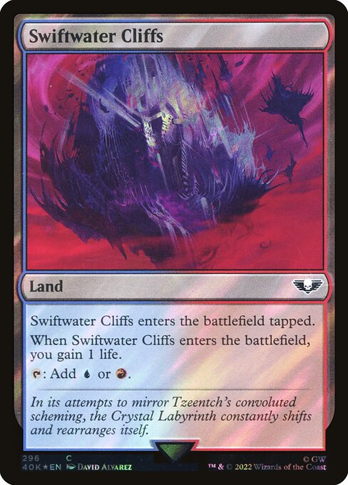 Swiftwater Cliffs (296★) [Warhammer 40,000 Commander]