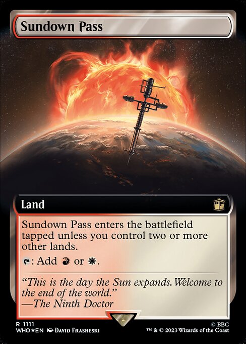 Sundown Pass (1111) [Doctor Who] [Extended Art]