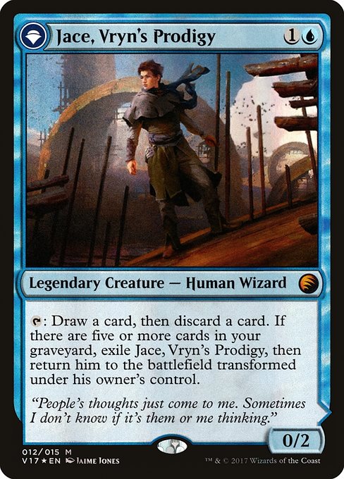 Jace, Vryn's Prodigy // Jace, Telepath Unbound (12) [From the Vault: Transform]