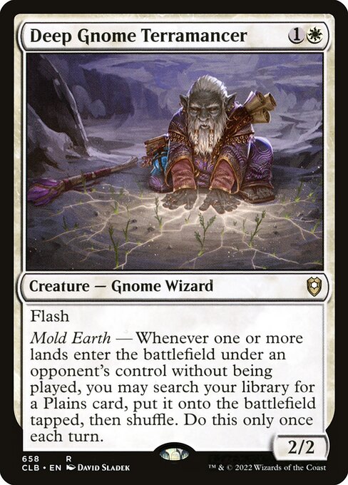 Deep Gnome Terramancer (658) [Commander Legends: Battle for Baldur's Gate]