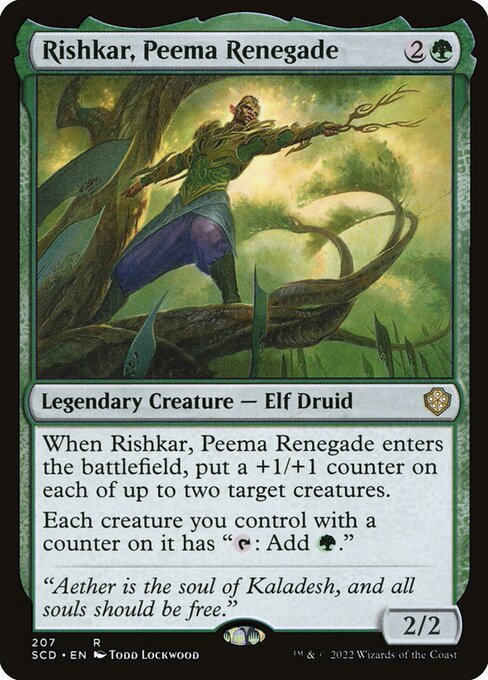 Rishkar, Peema Renegade (207) [Starter Commander Decks]