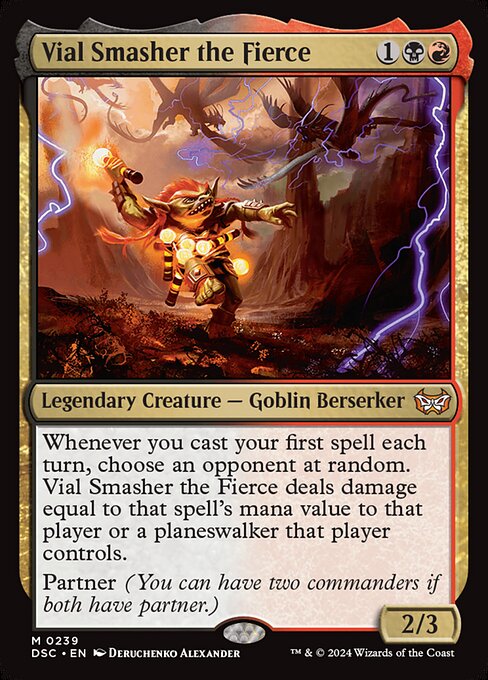 Vial Smasher the Fierce (239) [Duskmourn: House of Horror Commander]