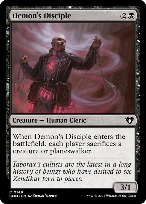Demon's Disciple (149) [Commander Masters]