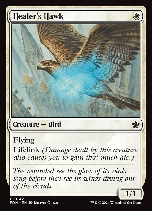 Healer's Hawk (142) [Foundations]