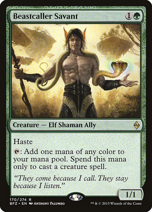 Beastcaller Savant (170) [Battle for Zendikar]