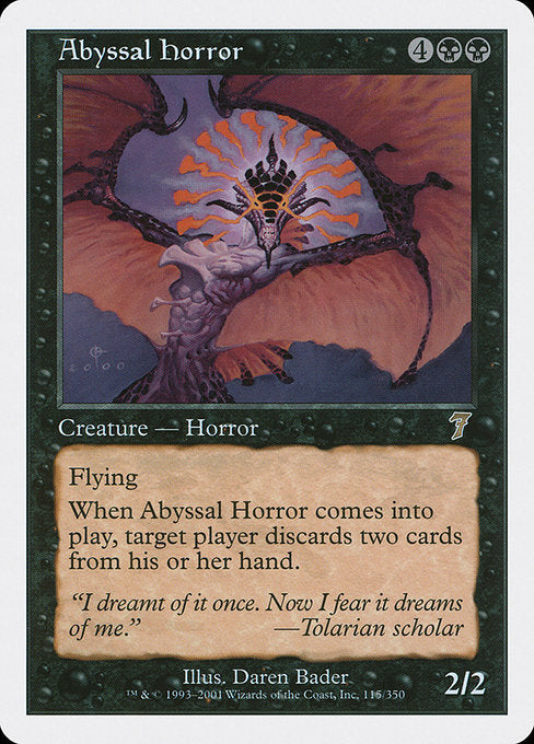 Abyssal Horror (115) [Seventh Edition]