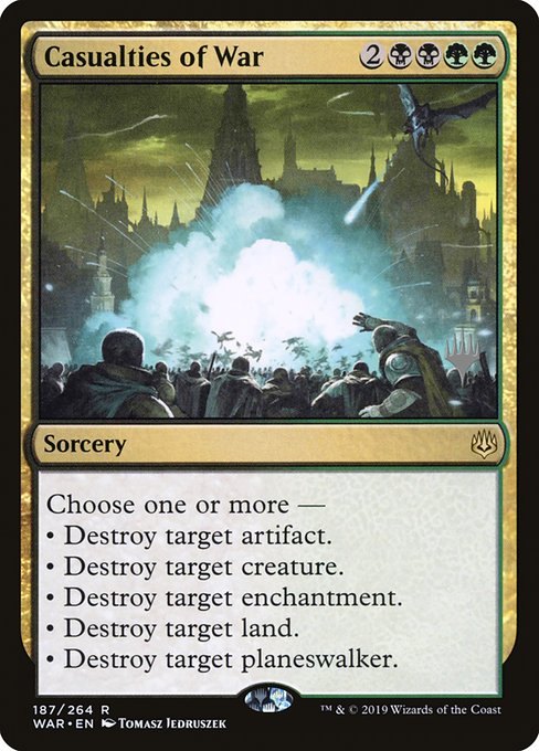 Casualties of War (187p) [War of the Spark Promos]