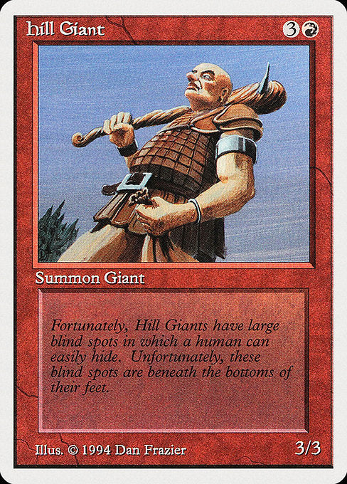 Hill Giant (158) [Summer Magic / Edgar]