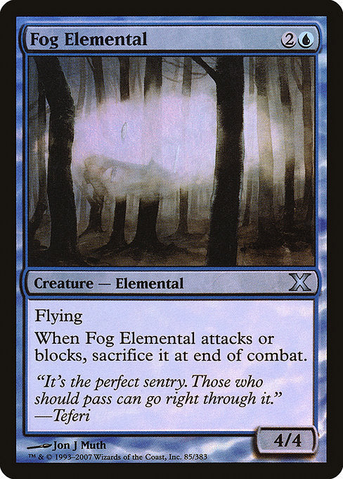 Fog Elemental (85★) [Tenth Edition]