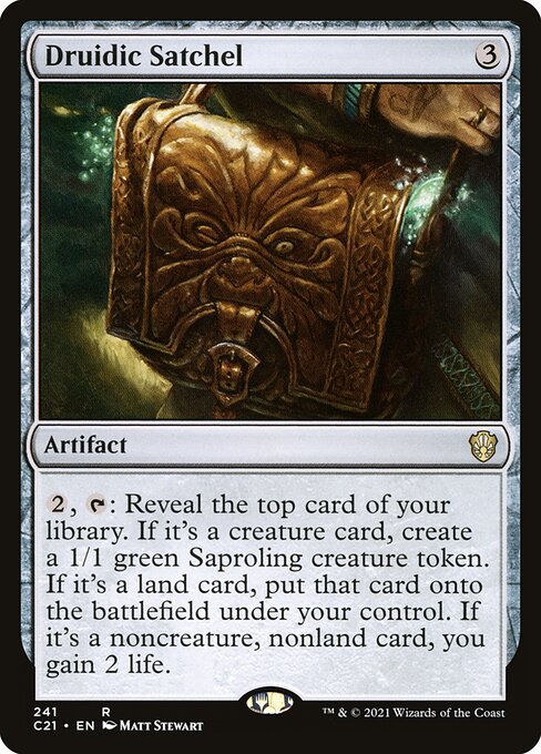Druidic Satchel (241) [Commander 2021]