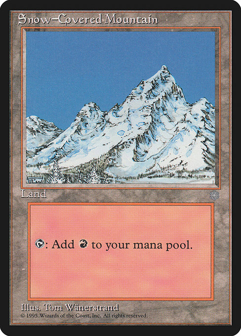 Snow-Covered Mountain (379) [Ice Age]