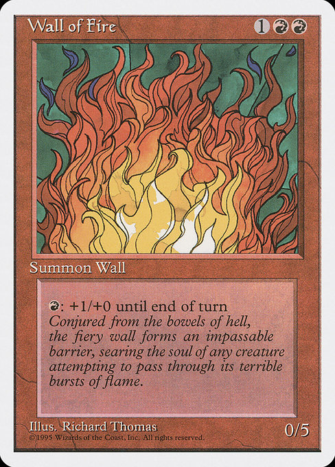 Wall of Fire (230) [Fourth Edition]