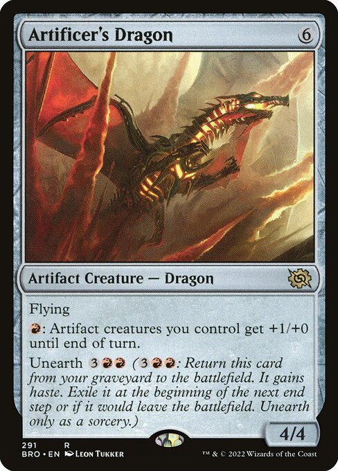 Artificer's Dragon (291) [The Brothers' War]