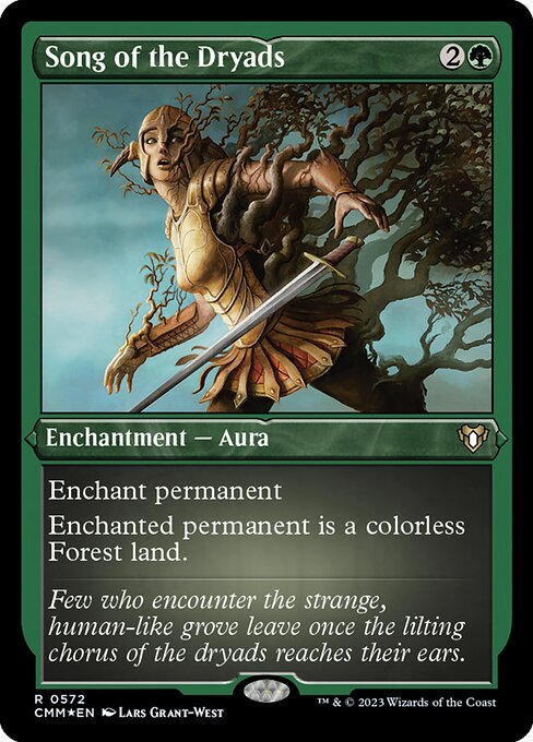 Song of the Dryads (572) [Commander Masters]