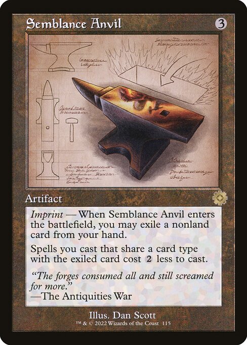 Semblance Anvil (115) [The Brothers' War Retro Artifacts]