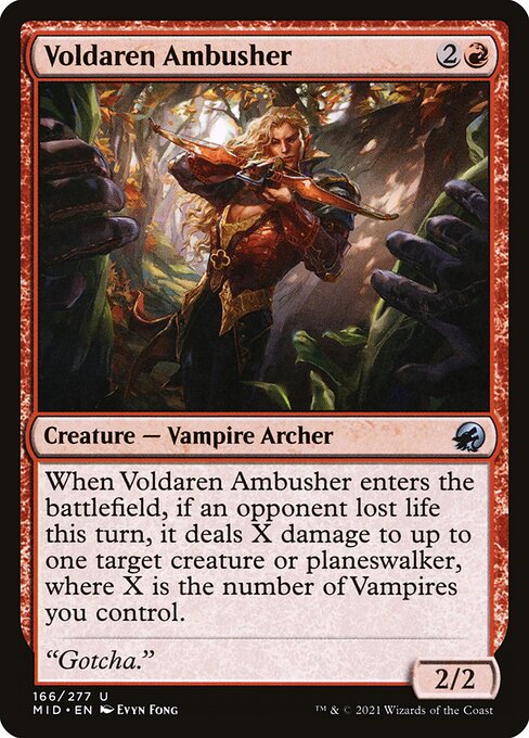 Voldaren Ambusher (166) [Innistrad: Midnight Hunt]