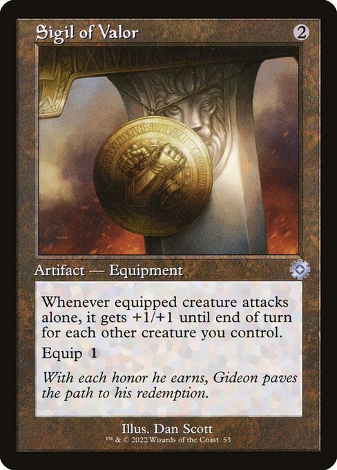 Sigil of Valor (53) [The Brothers' War Retro Artifacts]