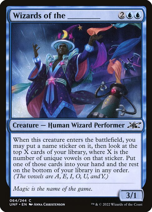 Wizards of the _____ (64) [Unfinity]