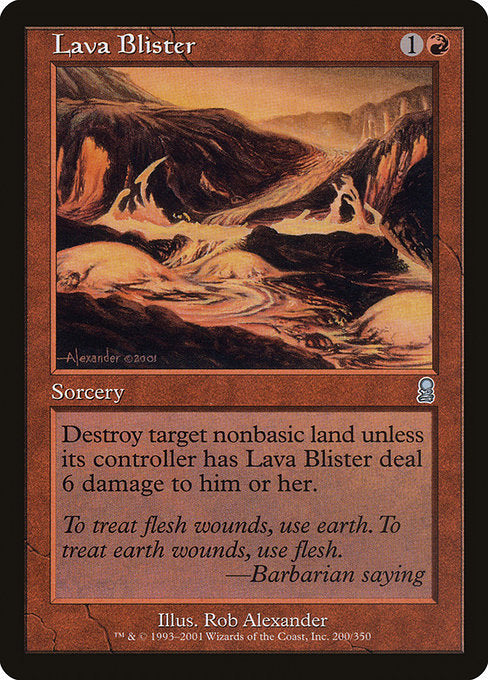 Lava Blister (200) [Odyssey]