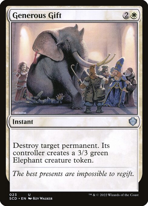 Generous Gift (23) [Starter Commander Decks]
