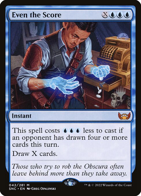 Even the Score (42p) [Streets of New Capenna Promos]