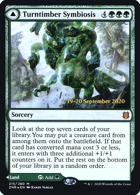 Turntimber Symbiosis // Turntimber, Serpentine Wood (215s) [Zendikar Rising Promos]