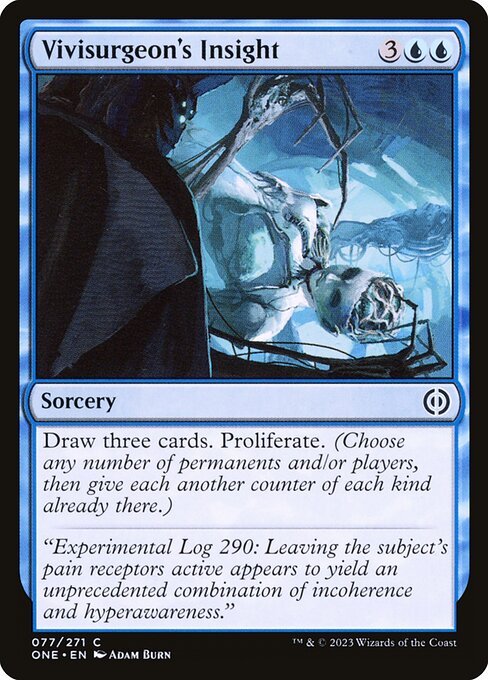 Vivisurgeon's Insight (77) [Phyrexia: All Will Be One]