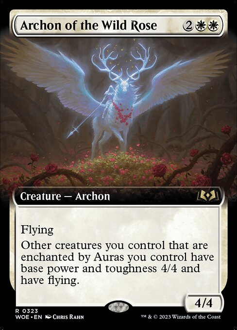 Archon of the Wild Rose (323) [Wilds of Eldraine] [Extended Art]